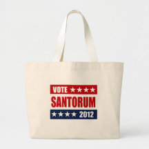 SIGNE DU VOTE SANTORUM 2012 SAC FOURRE-TOUT