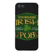 Signe irlandais personnalisé de Pub Coques iPhone 5