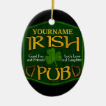 Signe irlandais personnalisé de Pub Ornement