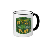 Signe irlandais personnalisé de Pub Tasse
