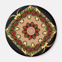 Signe mexicain de sortilège magnets pour réfrigérateur