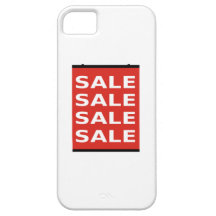 Signe rouge de vente iPhone 5 case