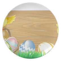 Signe vide de Pâques Assiettes Pour Soirée