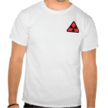 Signes - avertissement radioactif t-shirts