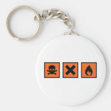 signes de chimiste de chimie porte-clé