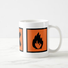 signes de chimiste de chimie tasses à café