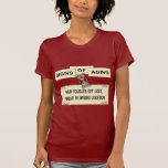 Signes du vieillissement - cheveux t-shirts
