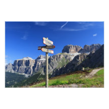 signes et dolomites  tirage photo