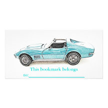 Signet classique de voiture de sport modèle pour photocarte