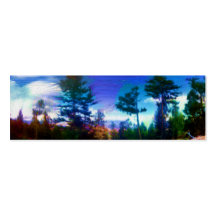 Signet d'art de nature cartes de visite professionnelles