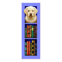 Signet de bleu de chiot de labrador retriever carte de visite