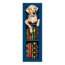 Signet de bleu de labrador retriever cartes de visite professionnelles
