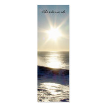 Signet de coucher du soleil cartes de visite personnelles