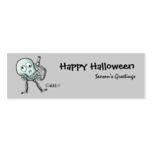 Signet de Halloween de crâne Cartes De Visite Professionnelles