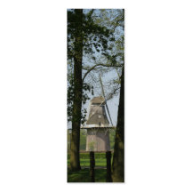 Signet néerlandais de moulin à vent et de photo d' modèles de cartes de visite