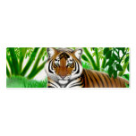 Signet paisible de tigre modèles de cartes de visite