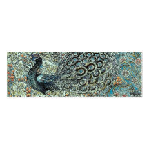 Signet, paon de William Morris Cartes De Visite Professionnelles