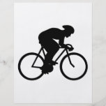 Silhouette de cycliste prospectus