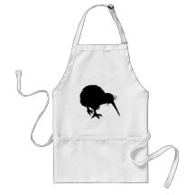 Silhouette de kiwi tabliers