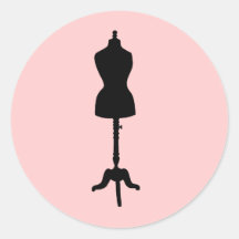 Silhouette II de forme de robe Autocollant