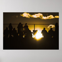 Silhouette spectaculaire affiche