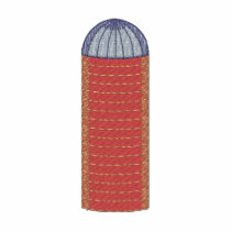 Silo de ferme polos brodés