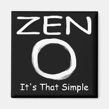 Simplicité de zen magnets pour réfrigérateur