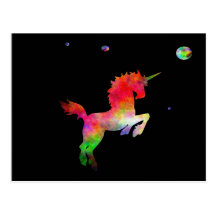 SimplyTonjia Joseph ; carte postale de licorne de 