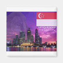Singapour Aimant Pour Réfrigérateur