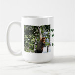 Singe de buse dans la forêt tropicale du Bornéo Mug À Café