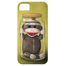 Singe de chaussette de bébé préservant l'enfance 5 coques Case-Mate iPhone 5