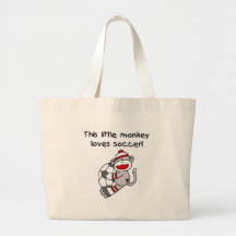 Singe de chaussette du football sac