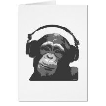SINGE DU DJ CARTE DE VŒUX