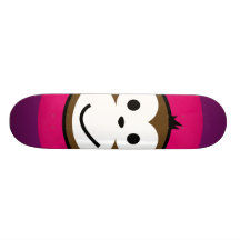 Singe effronté plateau de skate