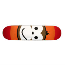 Singe effronté plateaux de skateboards customisés