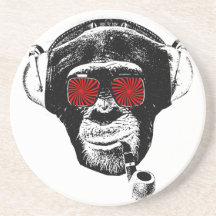 Singe fou dessous de verre