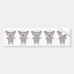 Singes de chaussette autocollant pour voiture
