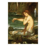 Sirène par le château d'eau de JW, art victorien d Invitations
