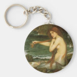 Sirène par le château d'eau de JW, art victorien d Porte-clés