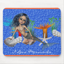 Sirènes Mousepad Tapis De Souris
