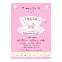 Sirotez et voyez les invitations -- Bébé