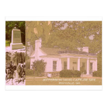 Site historique de capture de Jefferson Davis - Ir Cartes Postales