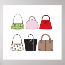 Six petites affiches/copies de bourses