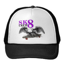 SK8 ÉQUIPAGE 8 CASQUETTES DE CAMIONNEUR