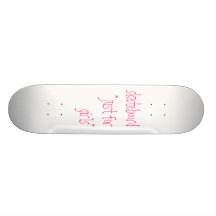 skateboord   '' juste pour des filles '' plateaux de planche à roulettes