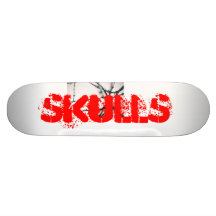 Skatebord de crâne plateaux de skate