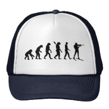 Ski de biathlon d'évolution casquettes