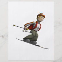 Ski d'homme prospectus avec motif