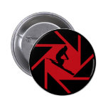 SKI EN ROUGE PIN'S