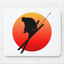 Ski frais de Sun Tapis De Souris